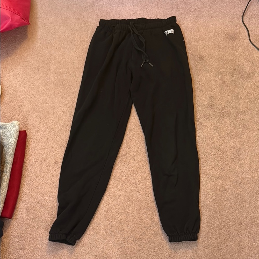 PINK Victoria's Secret Black Lounge Pants